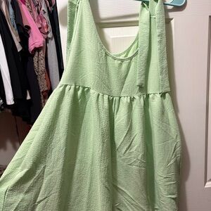 Light Green Sleeveless romper